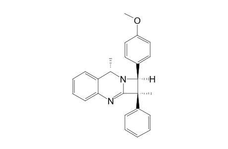 (1S*,2R*,8S*)-1,2-cis-1,8-trans-1-(4-Methoxyphenyl)-2,8-dimethyl-2-phenyl-1,2-dihydroazeto[2,1-b]quinazoline