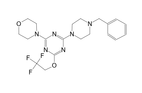 4-(4-benzyl-1-piperazinyl)-6-(4-morpholinyl)-1,3,5-triazin-2-yl 2,2,2-trifluoroethyl ether