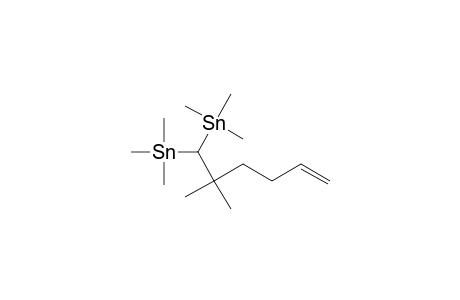 (2,2-dimethyl-1-trimethylstannyl-hex-5-enyl)-trimethyl-stannane