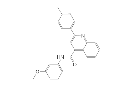 N-(3-methoxyphenyl)-2-(4-methylphenyl)-4-quinolinecarboxamide