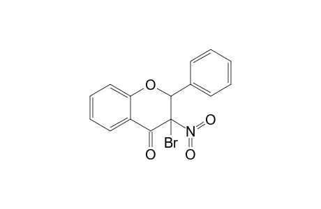 3-Bromo-3-nitro-2-phenyl-2,3-dihydro-4H-1-benzopyran-4-one