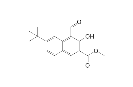 Methyl 6-tert-butyl-4-formyl-3-hydroxy-2-naphthoate