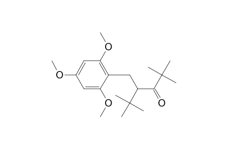 3-Hexanone, 2,2,5,5-tetramethyl-4-[(2,4,6-trimethoxyphenyl)methyl]-