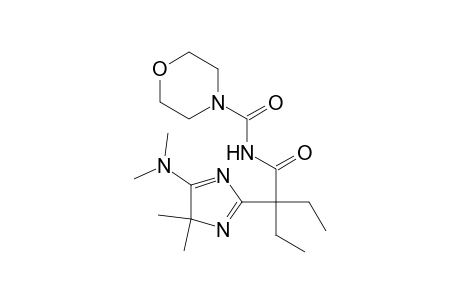 4-Morpholinecarboxamide, N-[2-[5-(dimethylamino)-4,4-dimethyl-4H-imidazol-2-yl]-2-ethyl-1-oxobutyl]-