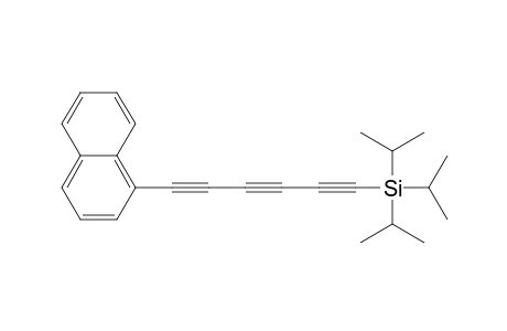 6-(1-Naphthyl)-1-(triisopropylsilyl)-1,3,5-hexatriyne
