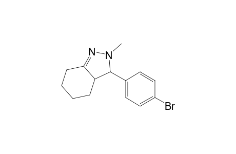 2-Methyl-3-(p-bromophenyl)-3,3a,4,5,6,7-hexahydro-2H-indazole