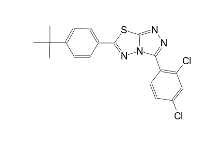 6-(4-tert-butylphenyl)-3-(2,4-dichlorophenyl)[1,2,4]triazolo[3,4-b][1,3,4]thiadiazole