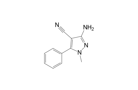 3-Amino-1-methyl-5-phenyl-1H-pyrazole-4-carbonitrile