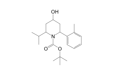 trans-N-Boc-2-(2-methylphenyl)-6-(1-methylethyl)-4-piperidinol