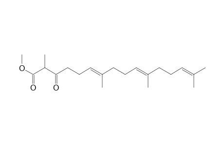 6,10,14-Hexadecatrienoic acid, 2,7,11,15-tetramethyl-3-oxo-, methyl ester, (E,E)-