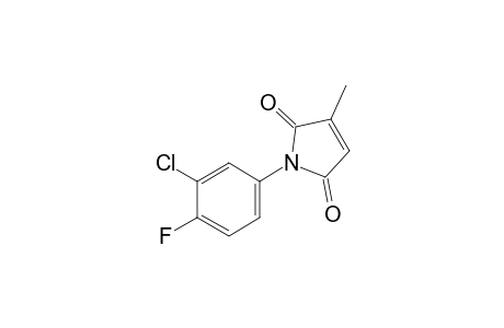 N-(3-chloro-4-fluorophenyl)-2-methylmaleimide