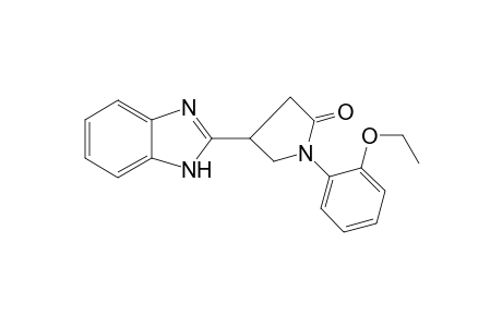 2-Pyrrolidinone, 4-(1H-1,3-benzimidazol-2-yl)-1-(2-ethoxyphenyl)-