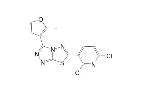 [1,2,4]triazolo[3,4-b][1,3,4]thiadiazole, 6-(2,6-dichloro-3-pyridinyl)-3-(2-methyl-3-furanyl)-