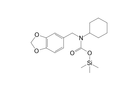 N-Cyclohexyl-piperonylamine CO2 TMS