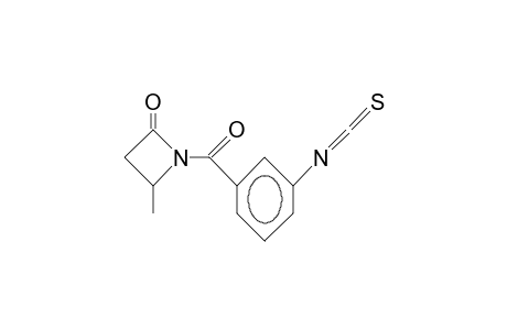 1-(3-Isothiocyanatobenzoyl)-4-methyl-azetidinone-2