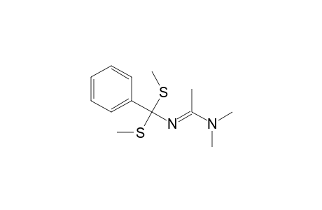 N'-[bis(methylsulfanyl)-phenyl-methyl]-N,N-dimethyl-acetamidine
