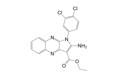 1H-pyrrolo[2,3-b]quinoxaline-3-carboxylic acid, 2-amino-1-(3,4-dichlorophenyl)-, ethyl ester