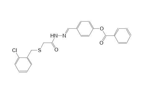 benzoic acid, 4-[(E)-[2-[2-[[(2-chlorophenyl)methyl]thio]acetyl]hydrazono]methyl]phenyl ester