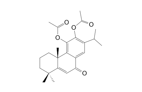 acetic acid [(4bS)-3-acetoxy-2-isopropyl-10-keto-4b,8,8-trimethyl-6,7-dihydro-5H-phenanthren-4-yl] ester