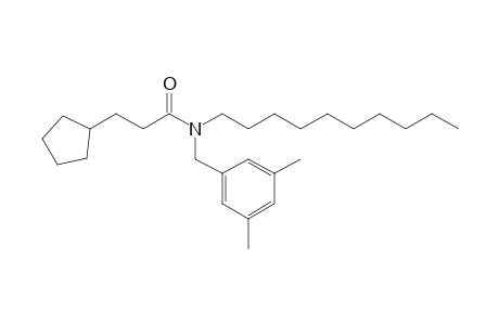 Propionamide, 3-cyclopentyl-N-(3,5-dimethylbenzyl)-N-decyl-