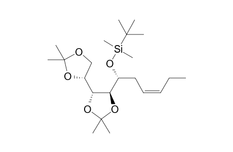 (Z)-6-O-tert-Butyldimethylsilyl-1,2,3,4,5-pentadeoxy-7,8:9,10-di-O-isopropylidene-D-manno-dec-3-enitol
