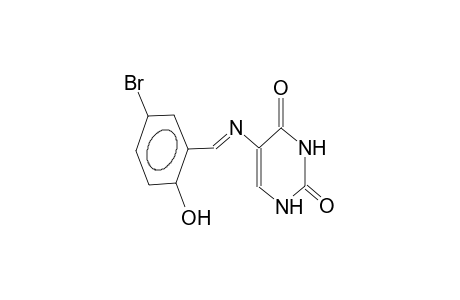 5E-(2-hydroxy-5-bromobenzylideneamino)-1,2,3,4-tetrahydropyrimidin-2,4-dione