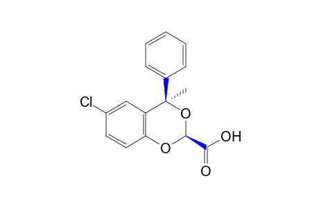 6-Chloro-trans-4-methyl-4-phenyl-1,3-benzodioxan-2-carboxylic acid