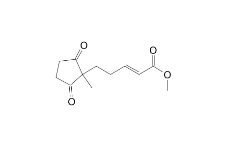 (E)-5-(1-methyl-2,5-dioxocyclopentyl)-2-pentenoic acid methyl ester