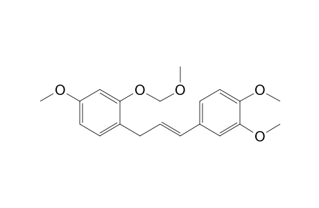 1,2-Dimethoxy-4-[(E)-3-[4-methoxy-2-(methoxymethoxy)phenyl]prop-1-enyl]benzene
