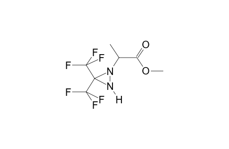 1-(1-METHOXYCARBONYLETHYL)-3,3-BIS(TRIFLUOROMETHYL)DIAZIRIDINE (ISOMER1)