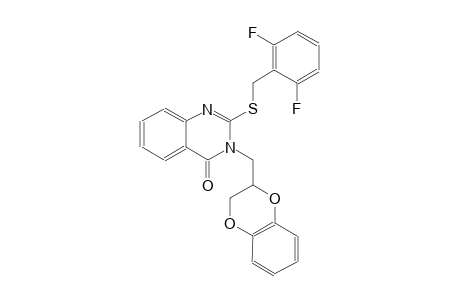 4(3H)-quinazolinone, 2-[[(2,6-difluorophenyl)methyl]thio]-3-[(2,3-dihydro-1,4-benzodioxin-2-yl)methyl]-