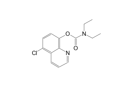 carbamic acid, diethyl-, 5-chloro-8-quinolinyl ester