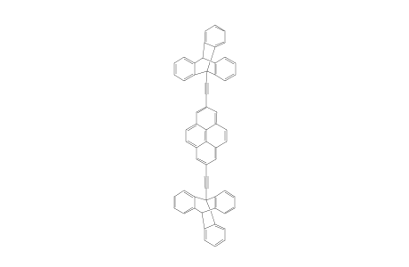 2,7-bis[2'-(9"-Triptycyl)ethynyl]-pyrene