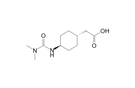 trans-4-{[(dimethylaminocarbonyl]amino}cyclohexyl)acetic acid