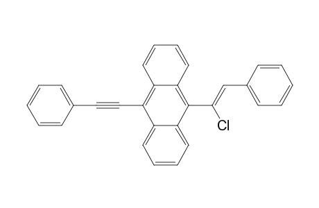 Anthracene, 9-(2-chloro-2-phenylethenyl)-10-(phenylethynyl)-