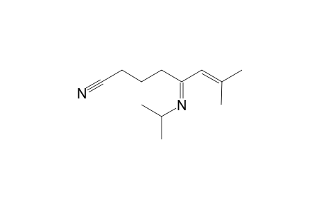 5-Isopropylimino-7-methyl-6-octenenitrile