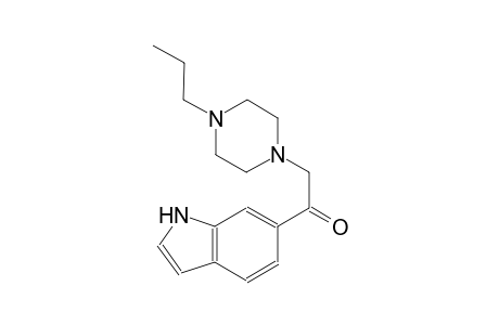 ethanone, 1-(1H-indol-6-yl)-2-(4-propyl-1-piperazinyl)-