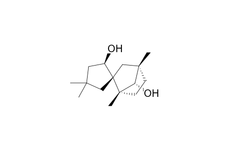 rel-(1R,2R,2'S,4S,7R)-2',7-Dihydroxy-1,4,4',4'-tetramethylspiro{bicyclo[2.2.1]heptan-2,1'-cyclopentan}