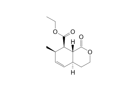 Ethyl (4aS*,7R*,8R*,8aR*)-7-methyl-1-oxo-3,4,4a,7,8,8a-hexahydro-1H-isochromene-8-carboxylate
