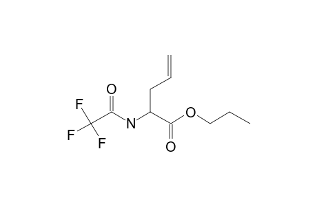 L-Allylglycine, N-trifluoroacetyl-, propyl ester