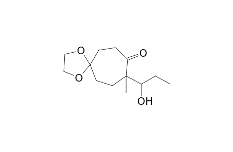 9-(1-hydroxypropyl)-9-methyl-1,4-dioxaspiro[4.6]undecan-8-one