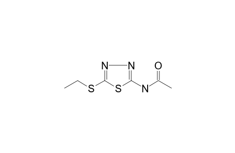 N-(5-ethylsulfanyl-1,3,4-thiadiazol-2-yl)acetamide