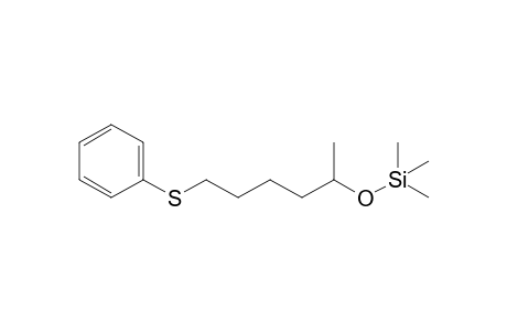 1,1-Dimethyl-1-(1-methyl-5-phenylthiopentyloxy)-1-silaethane