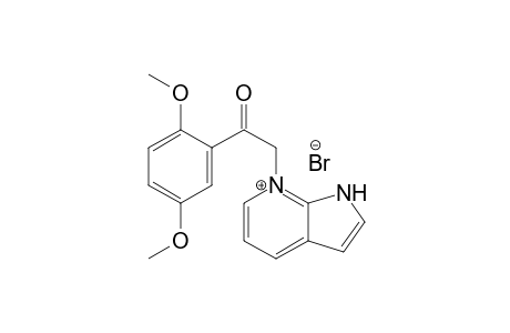 7-(2',5'-Dimethoxyphenacyl)-1H-pyrrolo[2,3-b]pyridinium bromide