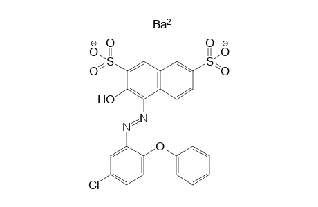 5-Chloro-2-phenoxyaniline -> 2-naphthol-3,6-disulfonic acid, ba-salt