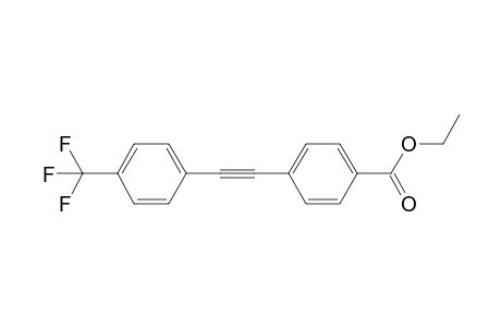 Ethyl 4-((4-(trifluoromethyl)phenyl)ethynyl)benzoate