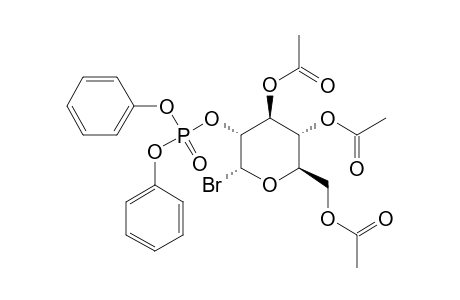 3,4,6-TRI-O-ACETYL-2-O-(DIPHENYLPHOSPHORYL)-ALPHA-D-GLUCOPYRANOSYL-BROMIDE
