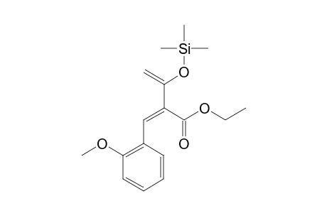1-ORTHO-METHOXYPHENYL-2-ETHOXYCARBONYL-3-TRIMETHYLSILYLOXY-1,3-BUTADIENE