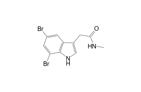 Nb-Methyl-5,7-dibromoindole-3-acetamide