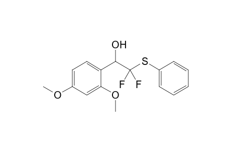 2,2-Difluoro-1-(2,4-dimethoxyphenyl)-2-phenylsulfanylethanol